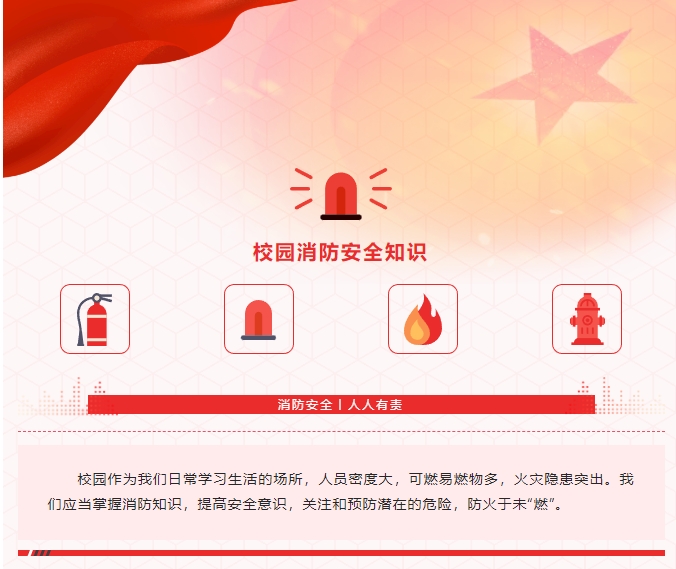 严把消防安全关｜这些校园安全知识请牢记！(图1)